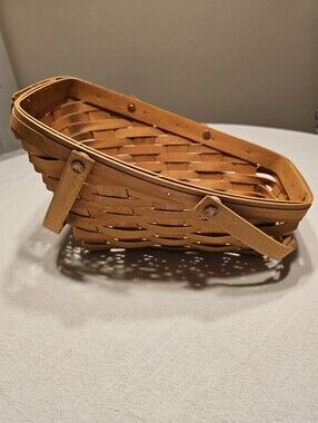 Vintage Longaberger Slanted Fruit Vegetable Basket 1998 Signed Numbered